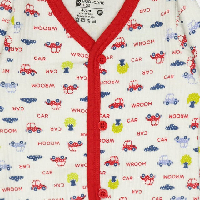 Unisex Baby Thermal Top Front Open Full Sleeves Pack of 3 - Bodycare