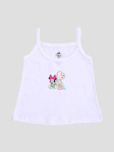 Baby Girls Minnie & Friends Innerwear Vest Sleeveless for Everyday Comfort, Easy Layering and Wardrobe Essentials - Pack of 4