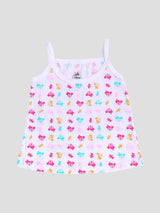 Baby Girls Minnie & Friends Innerwear Vest Sleeveless for Everyday Comfort, Easy Layering and Wardrobe Essentials - Pack of 4
