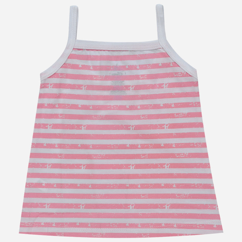 Bodycare Minnie & Friends Girls Vest Dori Neck Sleeveless Solid Pack Of 4