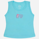 Bodycare Girls Peppa Pig Printed Round Neck Sleeveless Vest Pack Of 3