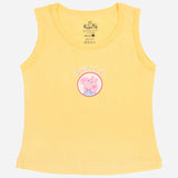 Bodycare Girls Peppa Pig Printed Round Neck Sleeveless Vest Pack Of 3
