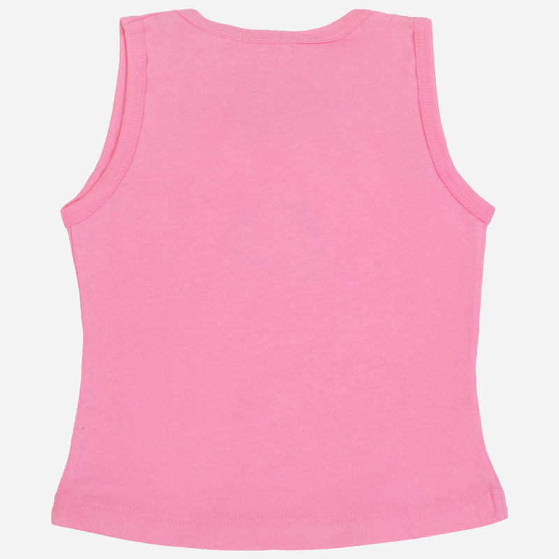 Bodycare Girls Peppa Pig Printed Round Neck Sleeveless Vest Pack Of 3