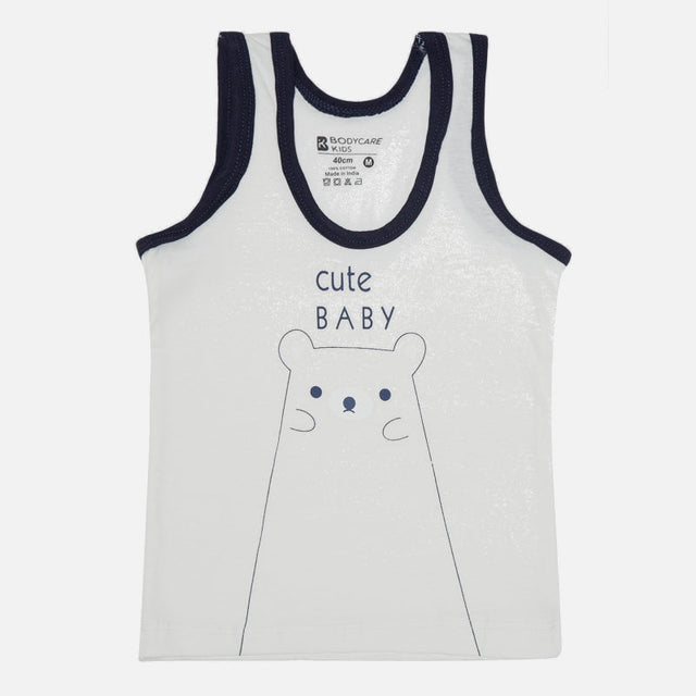 Unisex 100% Cotton Set Round Neck Sleeveless - Bodycare