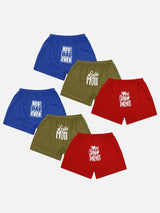 Unisex 100% Cotton Trunk with Inner Elastic for Baby Innerwear Comfort, Regular Use and Easy Fit - Pack of 6