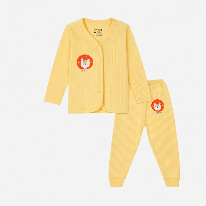 Unisex Baby Thermal Set Front Open Full Sleeves Pack of 1 - Bodycare