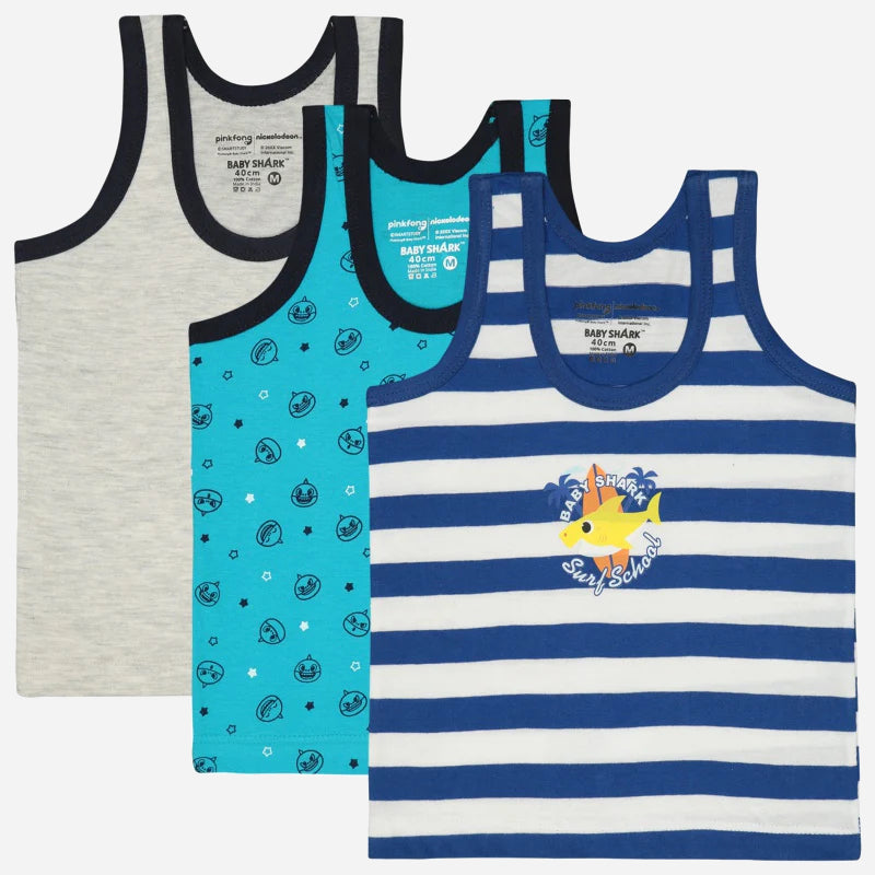 Bodycare Unisex Round Neck Sleeveless Vest Pack Of 3