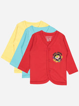 Baby Top Front Open Full Sleeves Pack of 3 - Bodycare