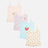 Baby Girls 100% Cotton Vest Dori Neck Sleeveless Pack of 3 - Bodycare