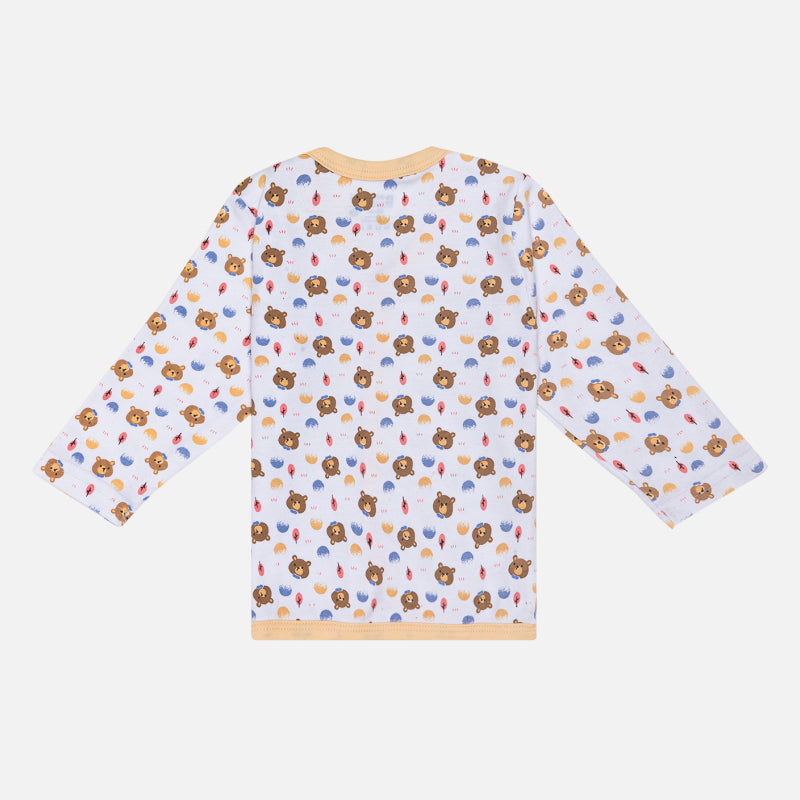 Boys Vest Front Open Full Sleeves Pack of 3 - Bodycare
