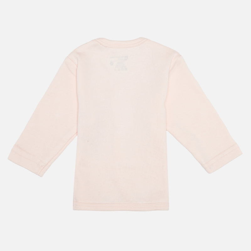 Bodycare Girls Pajami Suit Front Open Full Sleeves Solid - Assorted