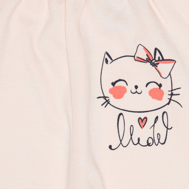 Baby Girls Interlock Pyjama Front Open Full Sleeves - Bodycare