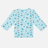 Bodycare Unisex Front Open Pajami Suit Full Sleeves - Assorted