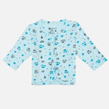 Bodycare Unisex Front Open Pajami Suit Full Sleeves - Assorted