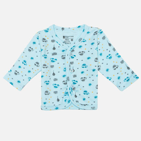 Bodycare Unisex Front Open Pajami Suit Full Sleeves - Assorted