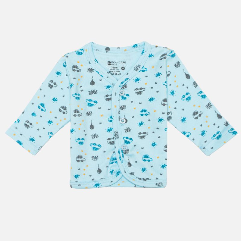 Bodycare Unisex Front Open Pajami Suit Full Sleeves - Assorted