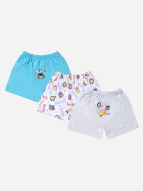 Baby Justice League 100% Cotton Trunk Inner Elastic Pack of 3 - Bodycare