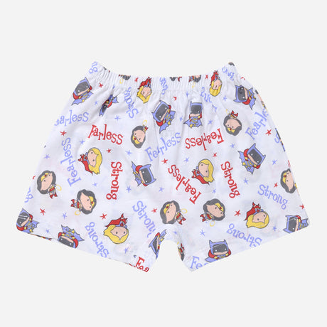 Baby Justice League 100% Cotton Trunk Inner Elastic Pack of 3