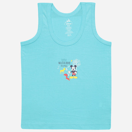 Baby Boys Mickey & Friends 100% Cotton Vest Round Neck Pack of 3