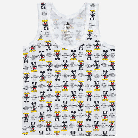 Baby Boys Mickey & Friends 100% Cotton Vest Round Neck Pack of 3