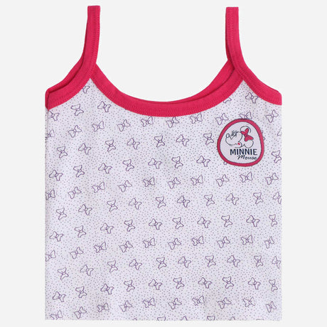 Bodycare Minnie & Friends Girls Vest Dori Neck Sleeveless Pack Of 3