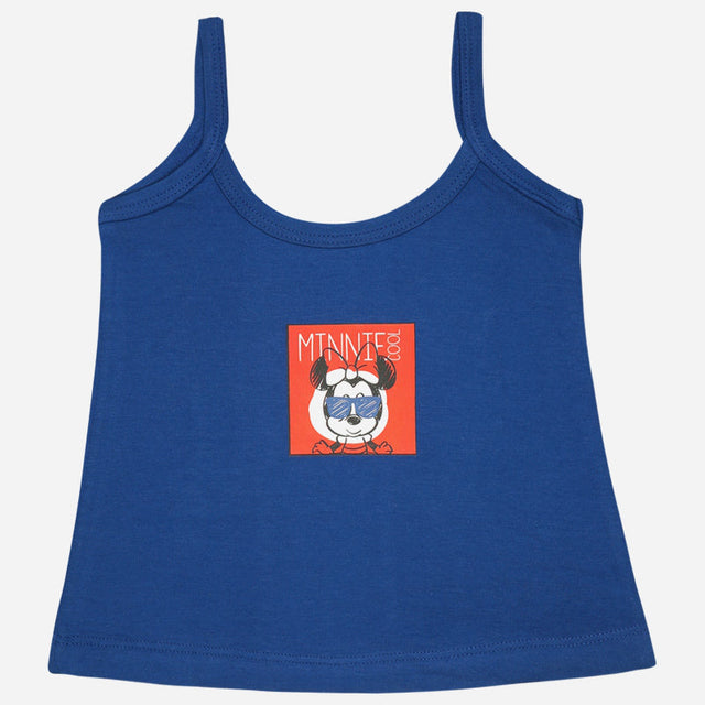 Baby Girls Minnie & Friends 100% Cotton Camisole Round Neck Sleeveless Pack of 5 - Bodycare
