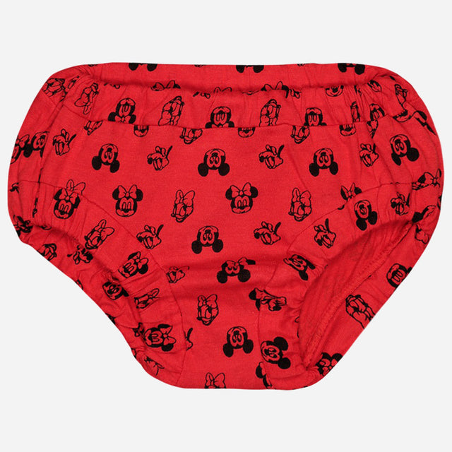 Baby Girls Minnie & Friends 100% Cotton Panty Inner Elastic Pack of 5 - Bodycare