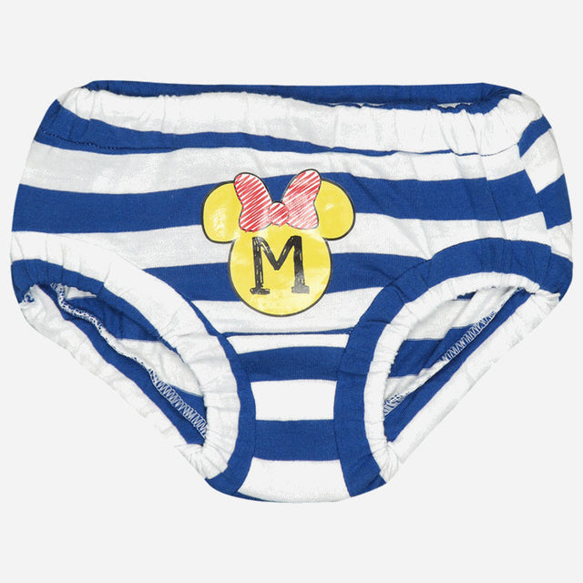 Baby Girls Minnie & Friends 100% Cotton Panty Inner Elastic Pack of 5 - Bodycare