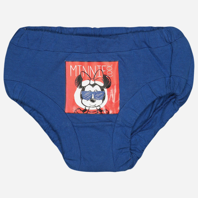 Baby Girls Minnie & Friends 100% Cotton Panty Inner Elastic Pack of 5 - Bodycare