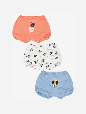 Baby Mickey & Friends 100% Cotton Bloomer Inner Elastic Pack of 3 - Bodycare