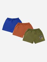 Bodycare Unisex Mickey & Friends Solid Trunks Pack Of 3