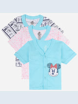 Bodycare Minnie & Friends Girls Vest Dori Neck Half Sleeves Pack Of 3