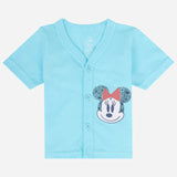 Bodycare Minnie & Friends Girls Vest Dori Neck Half Sleeves Pack Of 3