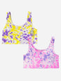 Frozen Girls Crop Top Round Neck Sleeveless Pack of 2 - Bodycare