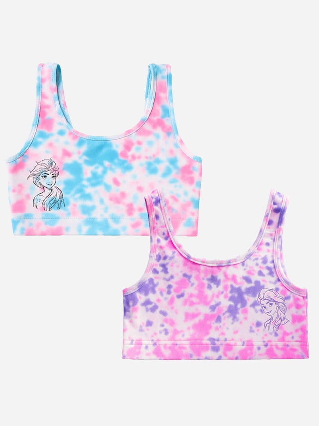 Girls Frozen Top Round Neck Sleeveless Pack of 2 - Bodycare