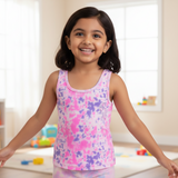 Girls Frozen Top Round Neck Sleeveless Pack of 2 - Bodycare