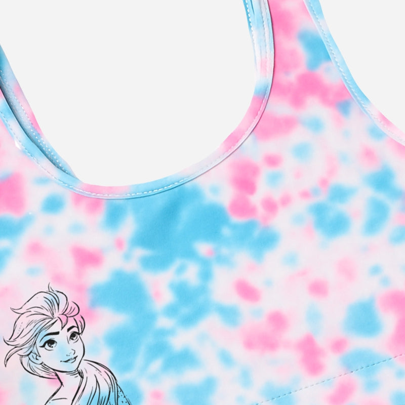 Bodycare Frozen Girls Crop Top Round Neck Sleeveless Assorted - Pack of 2