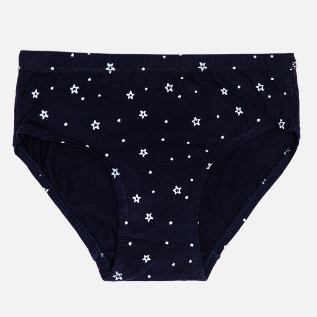 Girls Cotton Hipster Panty Inner Elastic Pack of 3 - Bodycare