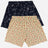 Kids boxer shorts multipack with star and cartoon prints, elastic waist, comfortable cotton