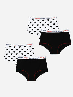 Girls Cotton Boyshorts Pack of 4 - Bodycare