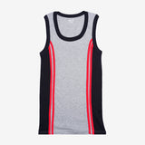 Boys Cotton Rib Vest Round Neck Sleeveless Pack of 5 - Bodycare
