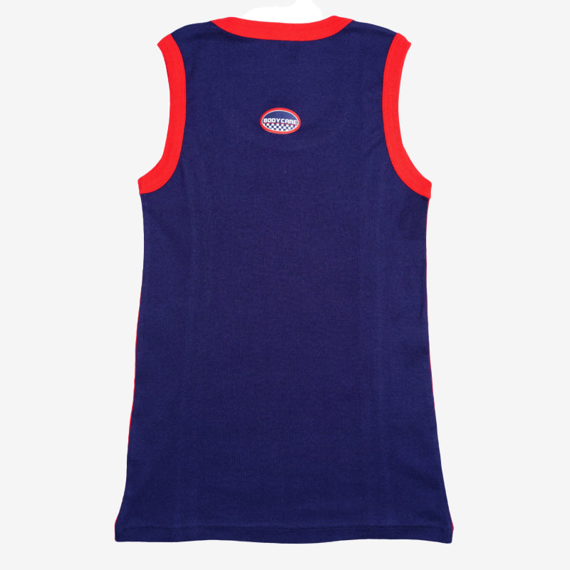 Boys Cotton Rib Vest Round Neck Sleeveless Pack of 5 - Bodycare