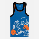Boys 100% Cotton Vest Round Neck Sleeveless Pack of 3 - Bodycare