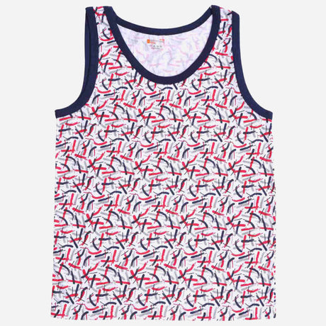 Boys Vest Round Neck Sleeveless Pack of 2