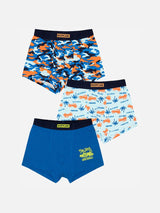 Bodycare Boys Trunk Solid Pack Of 3 - Royal Blue & Multicolor