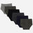 Set of six boys' cotton briefs in assorted dark and grey colors, kids innerwear multipack