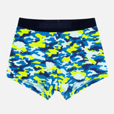 Bodycare Boys Trunk Self Design Pack of 2 - Mint & Orange Blue