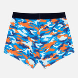 Bodycare Boys Trunk Self Design Pack of 2 - Mint & Orange Blue