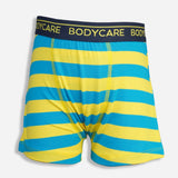 Bodycare Boys Trunks Stripe Yellow & Black Pack Of 2