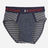 Bodycare Boys Brief Stripe Blue & Navy Pack Of 2
